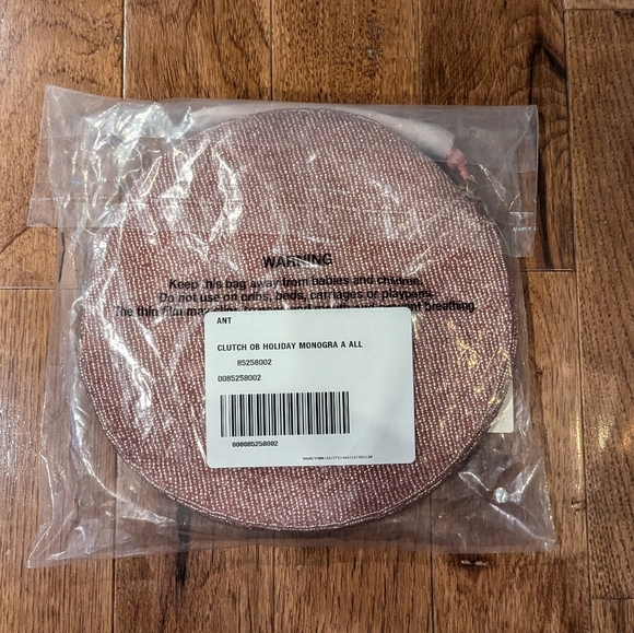 Anthropologie Holiday Monogram "A" Embellished Pouch - Picture 4 of 6